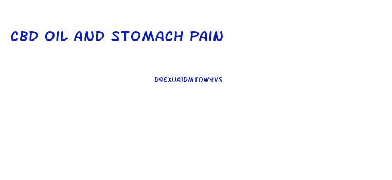 Cbd Oil And Stomach Pain