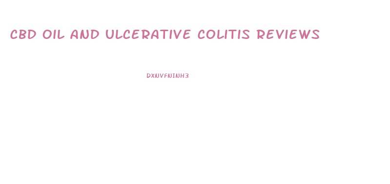 Cbd Oil And Ulcerative Colitis Reviews