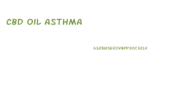 Cbd Oil Asthma