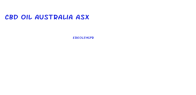 Cbd Oil Australia Asx