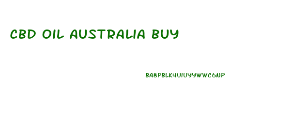 Cbd Oil Australia Buy