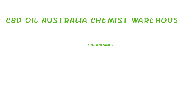 Cbd Oil Australia Chemist Warehouse Cost