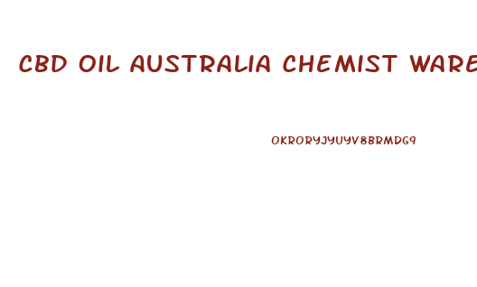 Cbd Oil Australia Chemist Warehouse Cost