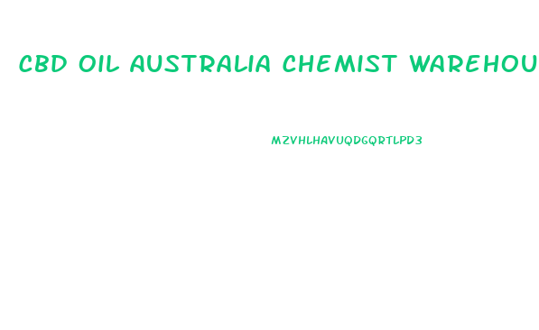 Cbd Oil Australia Chemist Warehouse