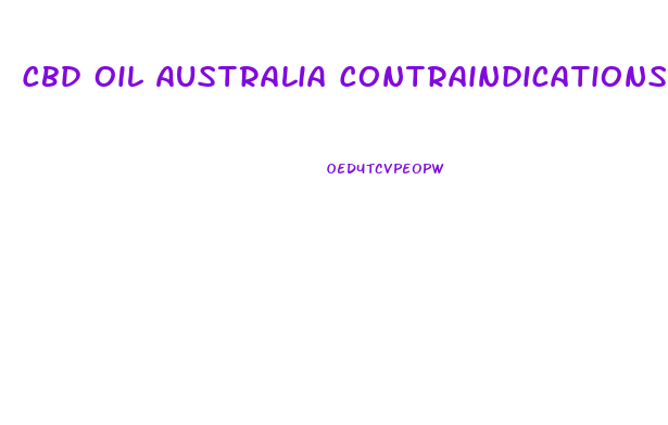 Cbd Oil Australia Contraindications