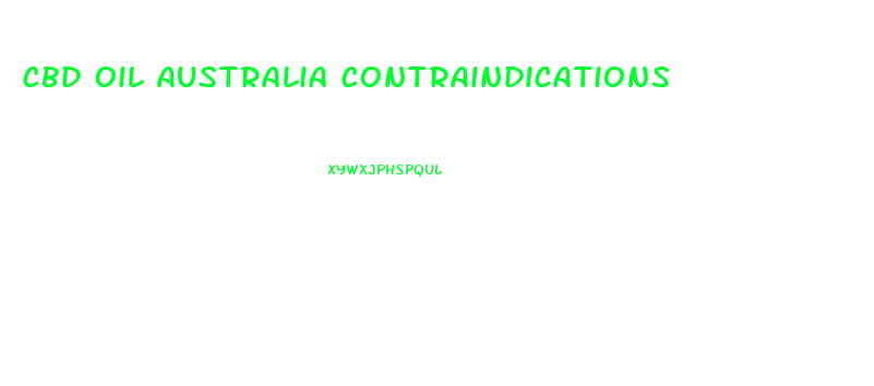 Cbd Oil Australia Contraindications