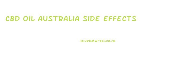 Cbd Oil Australia Side Effects