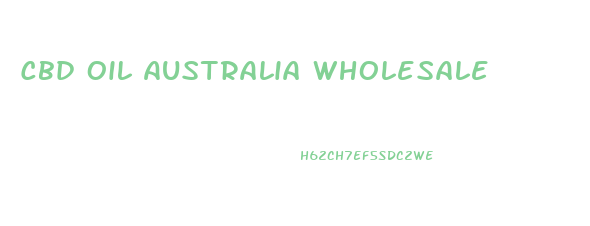 Cbd Oil Australia Wholesale