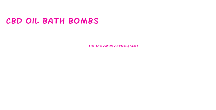 Cbd Oil Bath Bombs