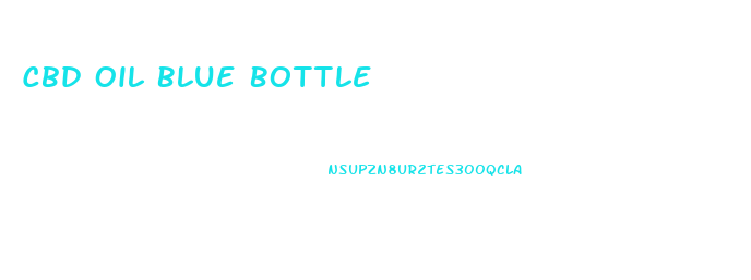 Cbd Oil Blue Bottle