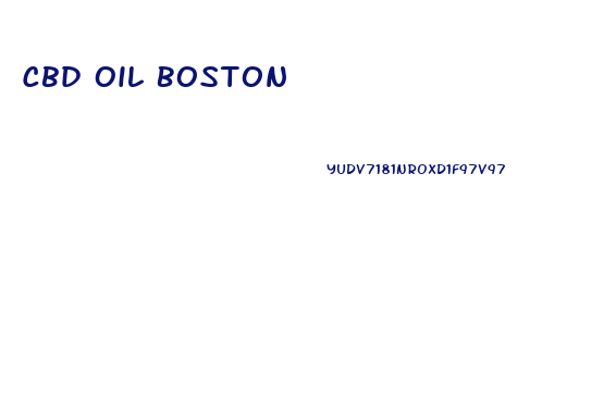 Cbd Oil Boston