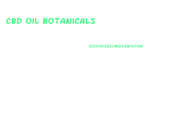 Cbd Oil Botanicals