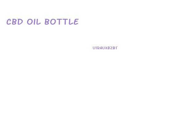 Cbd Oil Bottle