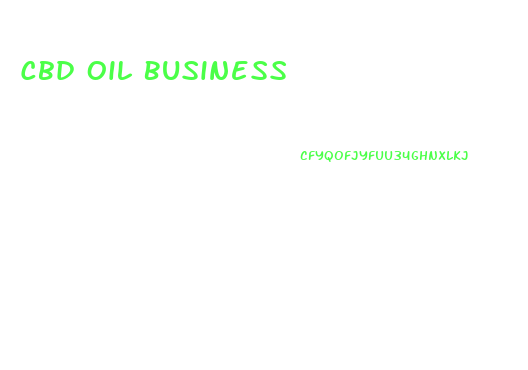 Cbd Oil Business