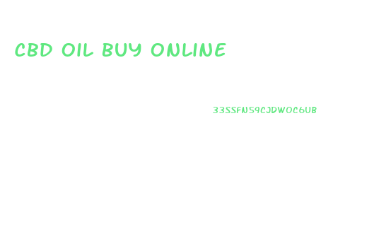 Cbd Oil Buy Online