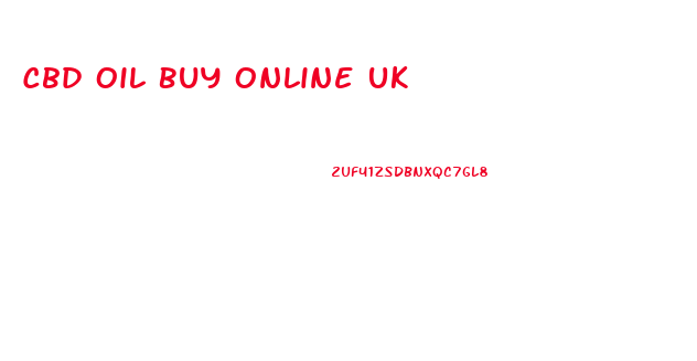 Cbd Oil Buy Online Uk