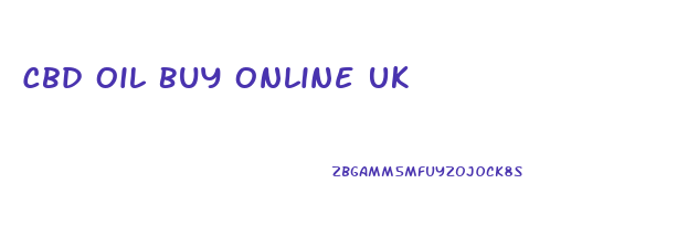 Cbd Oil Buy Online Uk