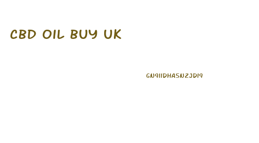 Cbd Oil Buy Uk