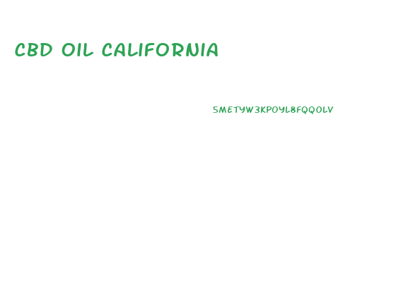 Cbd Oil California
