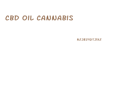 Cbd Oil Cannabis