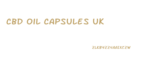 Cbd Oil Capsules Uk