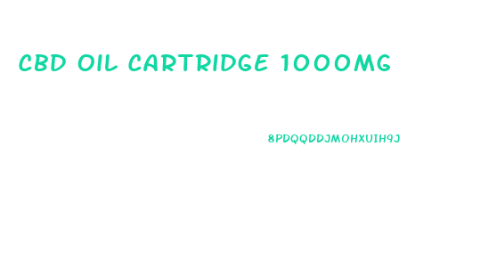 Cbd Oil Cartridge 1000mg