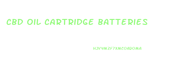 Cbd Oil Cartridge Batteries
