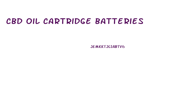 Cbd Oil Cartridge Batteries