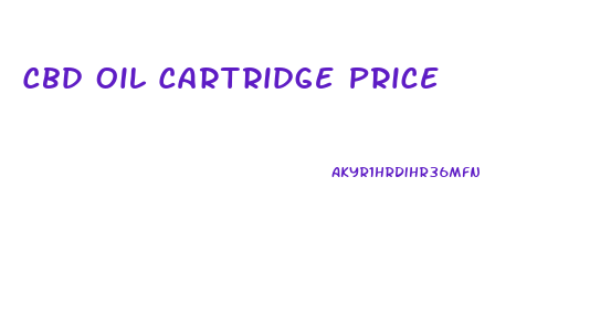 Cbd Oil Cartridge Price
