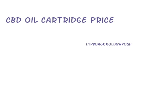 Cbd Oil Cartridge Price