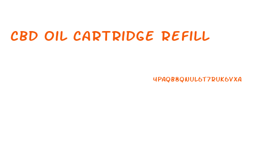 Cbd Oil Cartridge Refill