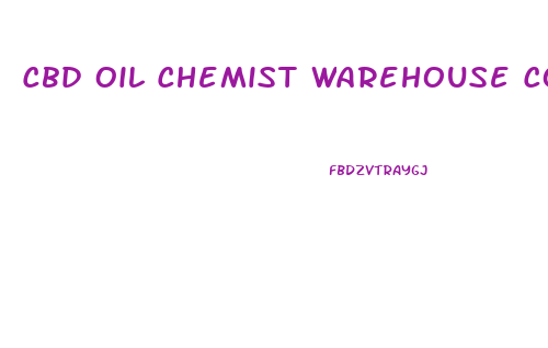 Cbd Oil Chemist Warehouse Cost