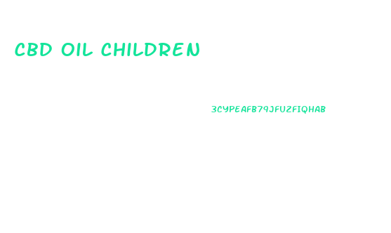 Cbd Oil Children