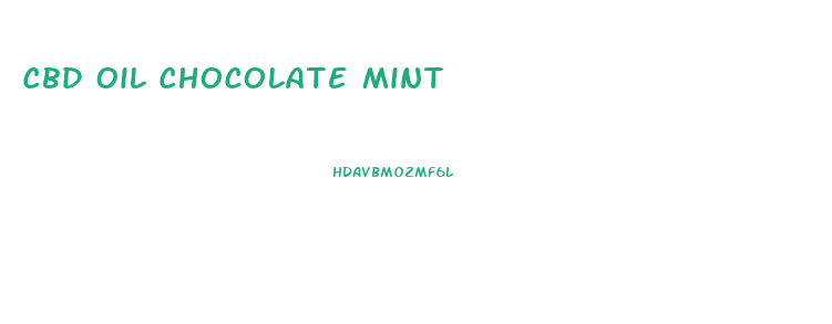 Cbd Oil Chocolate Mint