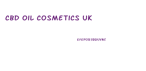 Cbd Oil Cosmetics Uk