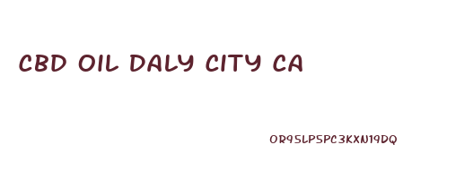 Cbd Oil Daly City Ca