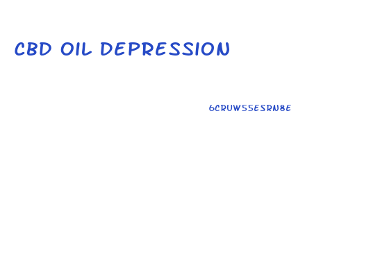 Cbd Oil Depression