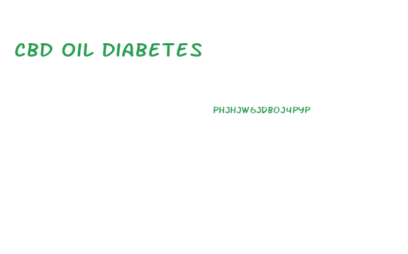 Cbd Oil Diabetes