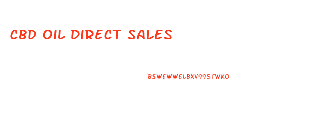 Cbd Oil Direct Sales