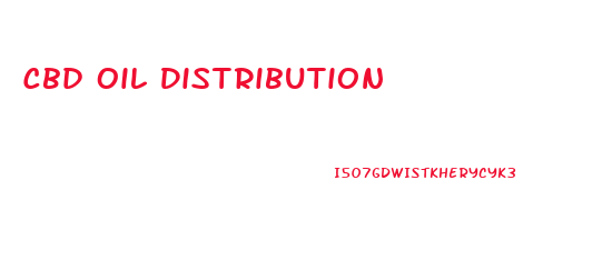 Cbd Oil Distribution