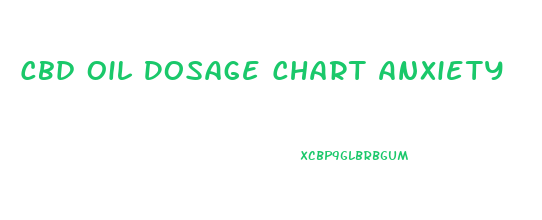 Cbd Oil Dosage Chart Anxiety