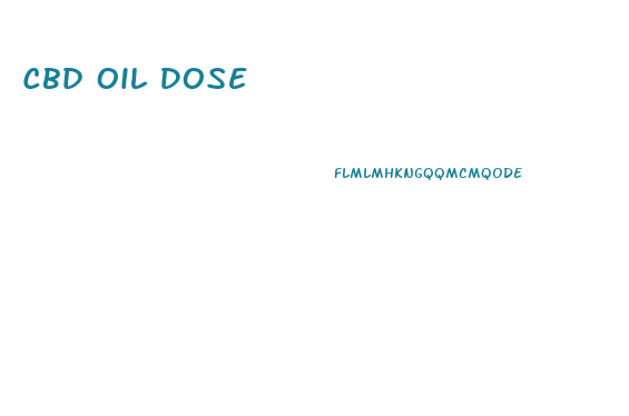 Cbd Oil Dose