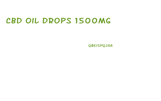 Cbd Oil Drops 1500mg