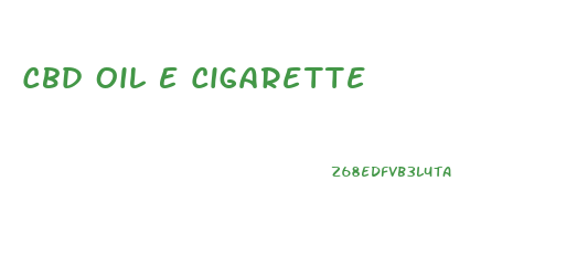Cbd Oil E Cigarette