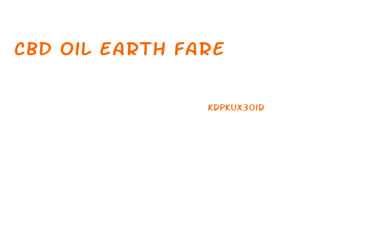 Cbd Oil Earth Fare