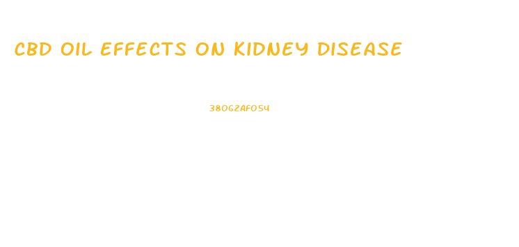 Cbd Oil Effects On Kidney Disease