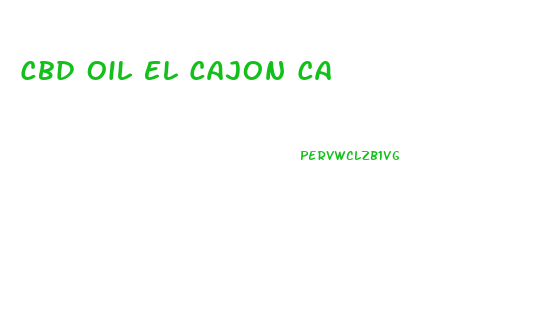 Cbd Oil El Cajon Ca
