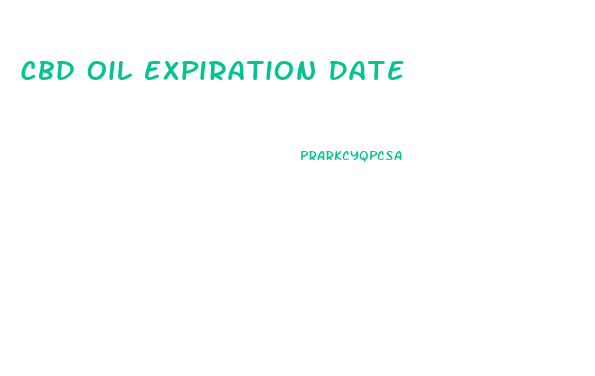 Cbd Oil Expiration Date