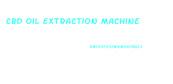 Cbd Oil Extraction Machine