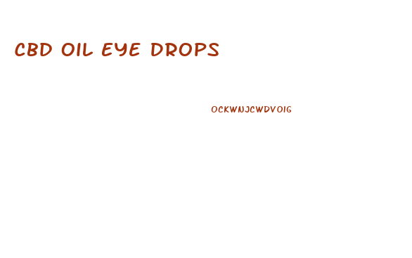 Cbd Oil Eye Drops